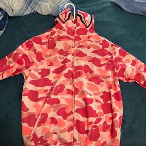 bape hoodie. worn twice, no damages or anything.